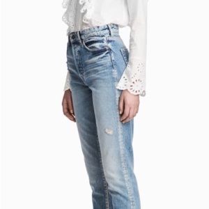 NWT High-waisted Mom Jeans h&m